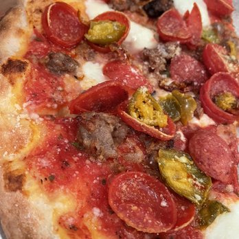 Fumo - Pepperoni & sausage pizza - Italian Near Me - New York, New York Fumo - Pepperoni & sausage pizza - Italian Near Me - New York, New York