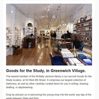 Goods for the Study - Cards & Stationery Near Me - New York, New York