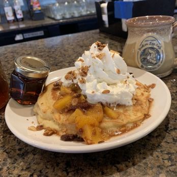 Another Broken Egg Cafe - Peach cobbler pancakes - Cafes Near Me - Fairhope, Alabama