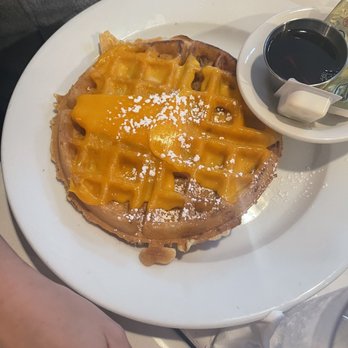 Midnight Express Diner - bacon egg and cheese waffle - Diners Near Me - New York, New York