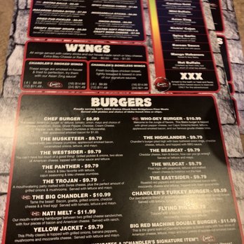 Chandler's Burger Bistro - Menu - American Near Me - Harrison, Ohio