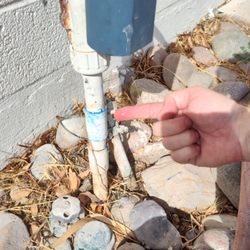 Copperstate Inspections - Common leak at pvc pipe connections.