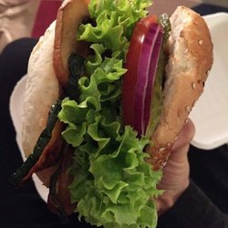 Burger Licious - Vegi Spezialburger mit Auberginen und Zucchini vegetarian burger
