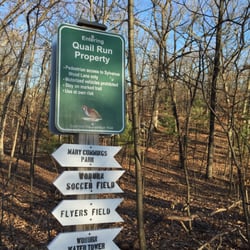 Mary Cummings Park - More great signage in the middle of the woods, its everywhere so you don't get lost.