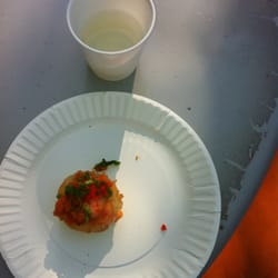 Tastemakers of Delray Beach - 2013 Lemongrass- I think it's a rice cake and saki.