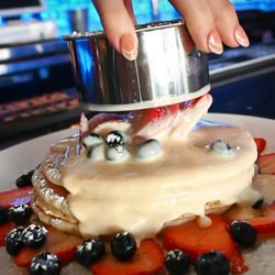 La Cosecha Mexican Bistro - 3 leches pancakes