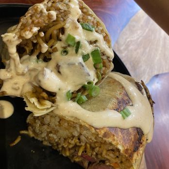 Volcano Grille - Volcanoritto with their version of yum yum sauce - Japanese Near Me - Las Vegas, Nevada
