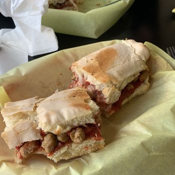 Mancino's Subs & Pizza - Round cold pieces of tasteless "sausage" - Pizza Near Me - Caldwell, Idaho Mancino's Subs & Pizza - Round cold pieces of tasteless "sausage" - Pizza Near Me - Caldwell, Idaho