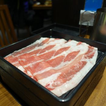 Shabu Sai - "normal" beef from the menu (cheapest price) but still delicious - Hot Pot Near Me - Hong Kong, HK