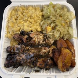 Jerk Chicken entree.