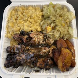 Jamaican Spice - Jerk Chicken entree.