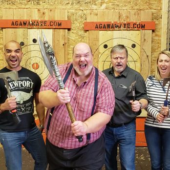 Agawam Axe House - State Senator Don Humason and his team celebrated at the Agawam Axe House - Axe Throwing Near Me - Agawam, Massachusetts Agawam Axe House - State Senator Don Humason and his team celebrated at the Agawam Axe House - Axe Throwing Near Me - Agawam, Massachusetts