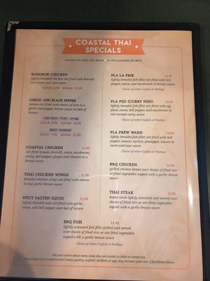 Menu photo 6 Coastal Thai Wyandotte, MI
