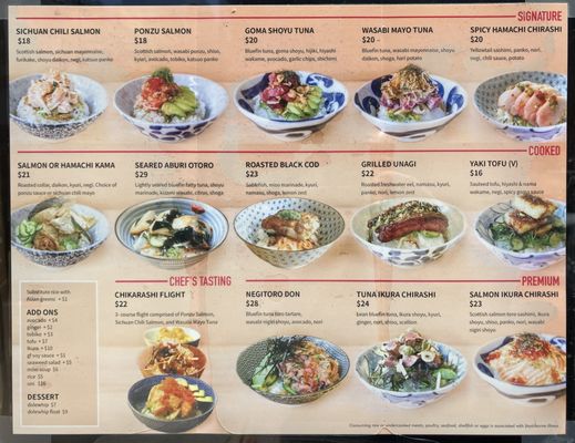 Menu photo 1 Chikarashi New York, NY Menu photo 1 Chikarashi New York, NY