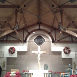 St. Mary Catholic Church - The woodwork creates floating barrel vaults. Nice touch.