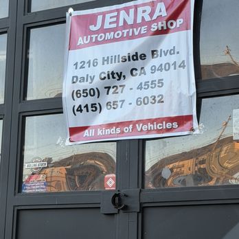 Jenra Automotive LP - Auto Repair Near Me - Daly City, California Jenra Automotive LP - Auto Repair Near Me - Daly City, California