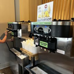 Spring Shabu Shabu - Frozen yogurt - green tea, vanilla, dairy free vanilla and dole whip