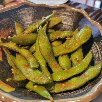 Kumo Sushi - Spicy garlic edamame - Sushi Bars Near Me - Houston, Texas Kumo Sushi - Spicy garlic edamame - Sushi Bars Near Me - Houston, Texas