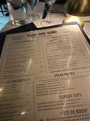 Menu photo 1 Mon Ami Gabi Chicago, IL Menu photo 1 Mon Ami Gabi Chicago, IL