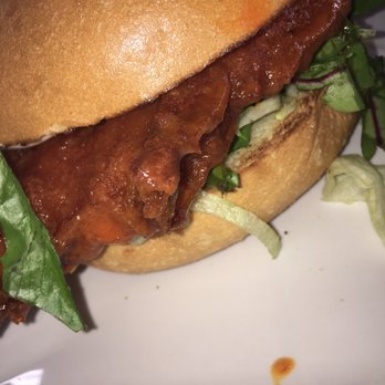 Fronk's - Buffalo Chicken Sandwich. This picture doesn't do it justice. Sry. - Burgers Near Me - Bellflower, California