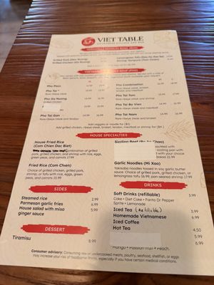 Menu photo 6 Viet Table Buckeye, AZ