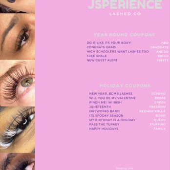 Jsperience Lashed - Coupons - Eyelash Service Near Me Jsperience Lashed - Coupons - Eyelash Service Near Me
