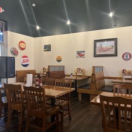 Seating and inside of the restaurant