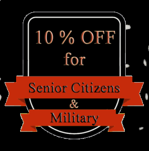 Discounts for Vets and Seniors! - We offer competitive rates across the board, but we also give special pricing to Veterans and Seniors. Get a quote today! Discounts for Vets and Seniors! - We offer competitive rates across the board, but we also give special pricing to Veterans and Seniors. Get a quote today!