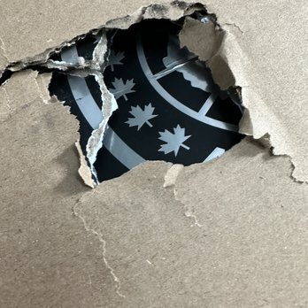 Canada Goose - Box was destroyed and went through to the jacket. Shipping issue with UPS but nothing was really done by CG that was reasonable. - Men's Clothing Near Me - Boston, Massachusetts Canada Goose - Box was destroyed and went through to the jacket. Shipping issue with UPS but nothing was really done by CG that was reasonable. - Men's Clothing Near Me - Boston, Massachusetts