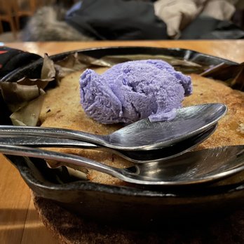 Bonifacio - Skillet cake with ube ice cream - Filipino Near Me - Columbus, Ohio