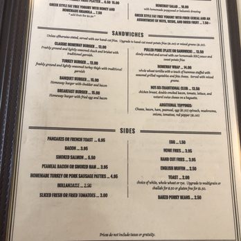 The Homeway - Menu - Diners Near Me - Toronto, Ontario The Homeway - Menu - Diners Near Me - Toronto, Ontario