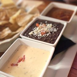 Modern Margarita - Queso Beans Salsa