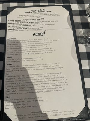 Menu photo 1 amical Traverse City, MI Menu photo 1 amical Traverse City, MI