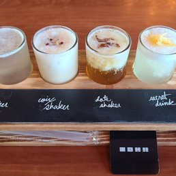 Choose any 4 for your Flight - secret drink is Pear ($17)  06-24-2023
