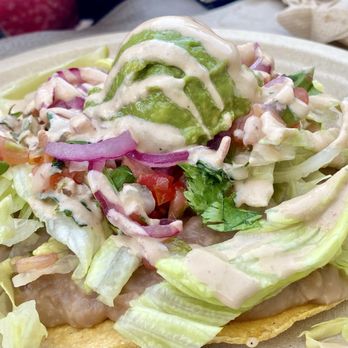 Cena Vegan - Tostada Casera - Vegan Near Me - Whittier, California