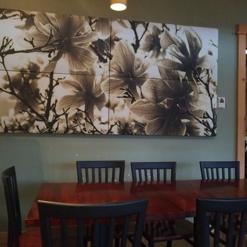 The Asian Cafe - Pretty Magnolia flower decor...I think! - Vietnamese Near Me - Murphys, California