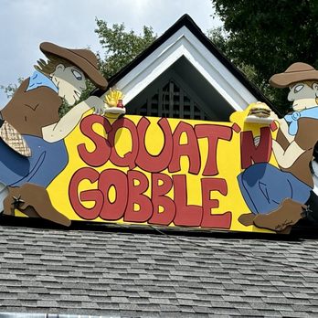 Squat N Gobble - Rooftop sign - Greek Near Me - Bluffton, South Carolina