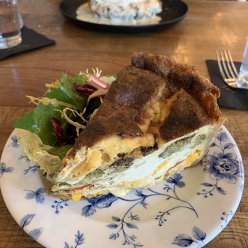 The Dearborn - Vegetable quiche - New American Near Me - Chicago, Illinois