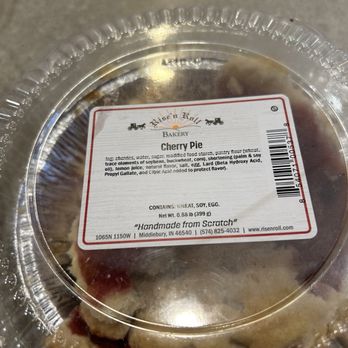 Rise'n Roll Bakery - Cherry pie cover - Bakeries Near Me - Schererville, Indiana Rise'n Roll Bakery - Cherry pie cover - Bakeries Near Me - Schererville, Indiana