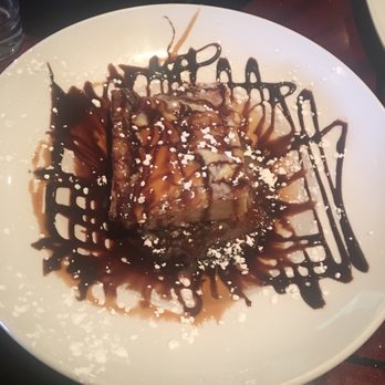 Copeland's - White chocolate bread pudding...personally don't like the consistency too mushy for me but my boyfriend likes it. We got different sauce btw - Cajun/Creole Near Me - Atlanta, Georgia Copeland's - White chocolate bread pudding...personally don't like the consistency too mushy for me but my boyfriend likes it. We got different sauce btw - Cajun/Creole Near Me - Atlanta, Georgia