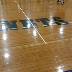 Fitness Badminton - Masking taped courts