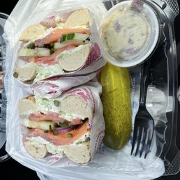 Nova Lox Sandwich