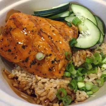 Soho Sushi Burrito - Grilled Salmon Teriyaki Bowl (I'll skip this next time) - Japanese Near Me - Las Vegas, Nevada Soho Sushi Burrito - Grilled Salmon Teriyaki Bowl (I'll skip this next time) - Japanese Near Me - Las Vegas, Nevada