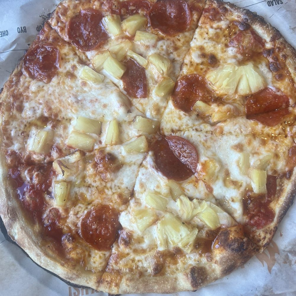 Blaze Pizza - Pineapple pepperoni pizza - Pizza Near Me - Fresh Meadows, New York