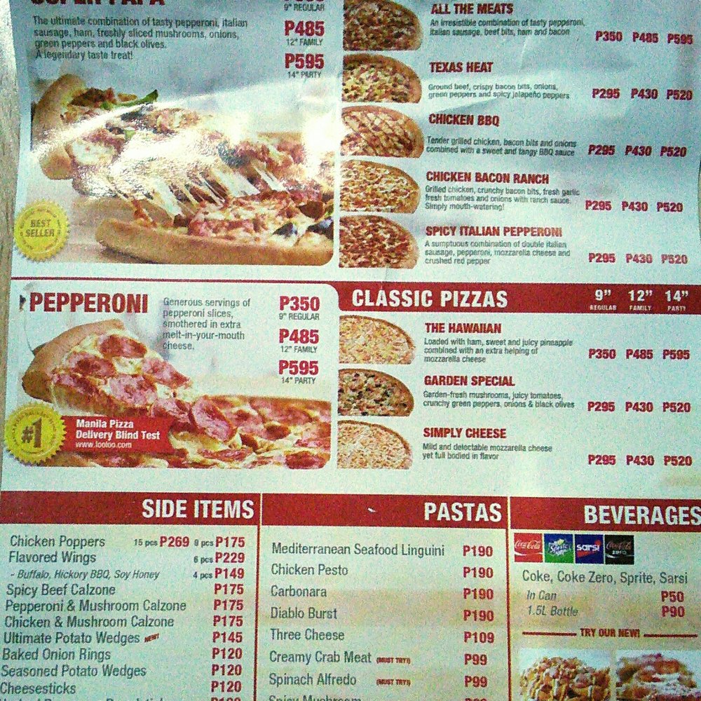 PIZZULU MENU PHILIPPINES UPDATED PRICES 2023, 57 OFF