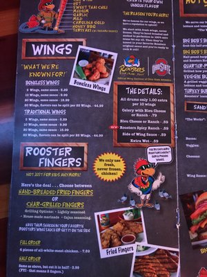Menu photo 6 Roosters Restaurant & Bar Columbus, OH Menu photo 6 Roosters Restaurant & Bar Columbus, OH