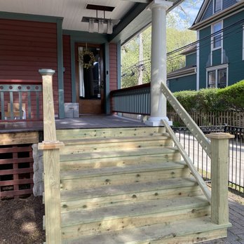 Grosso Carpentry & General Contracting - a porch with steps leading up to the front door - General Contractors Near Me Grosso Carpentry & General Contracting - a porch with steps leading up to the front door - General Contractors Near Me