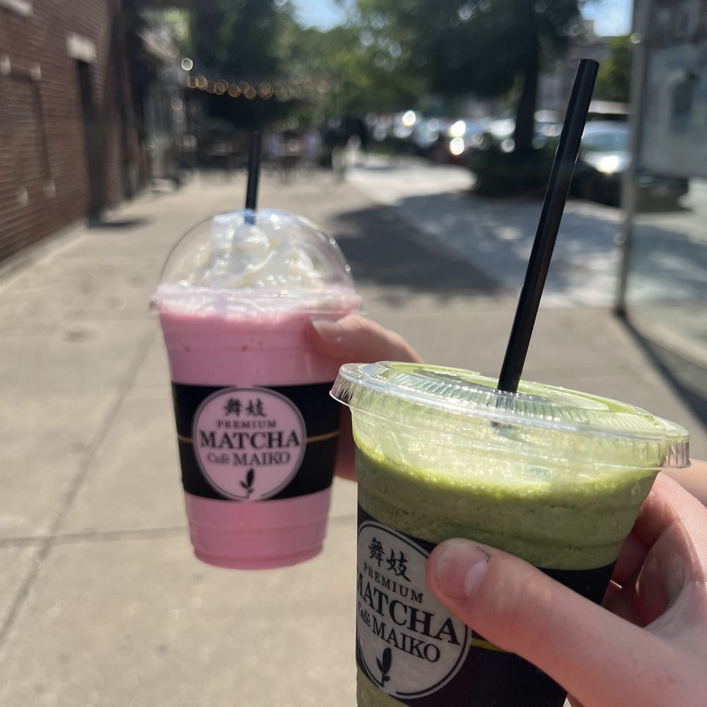 Matcha Café Maiko - Sakura frappe, 06. Matcha Latte - Bubble Tea Near Me - Boston, Massachusetts Matcha Café Maiko - Sakura frappe, 06. Matcha Latte - Bubble Tea Near Me - Boston, Massachusetts