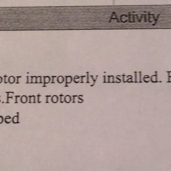Take 5 Oil Change - Here is the write up of the 2nd mechanic who had to correct the problem caused by the mechanic at Kwik Kar at W Little York - Oil Change Stations Near Me - Katy, Texas Take 5 Oil Change - Here is the write up of the 2nd mechanic who had to correct the problem caused by the mechanic at Kwik Kar at W Little York - Oil Change Stations Near Me - Katy, Texas