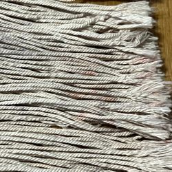 Caravan Rugs Cleaning - Pink throughout the fringe look closely. Pink only appears on one side of the fringe